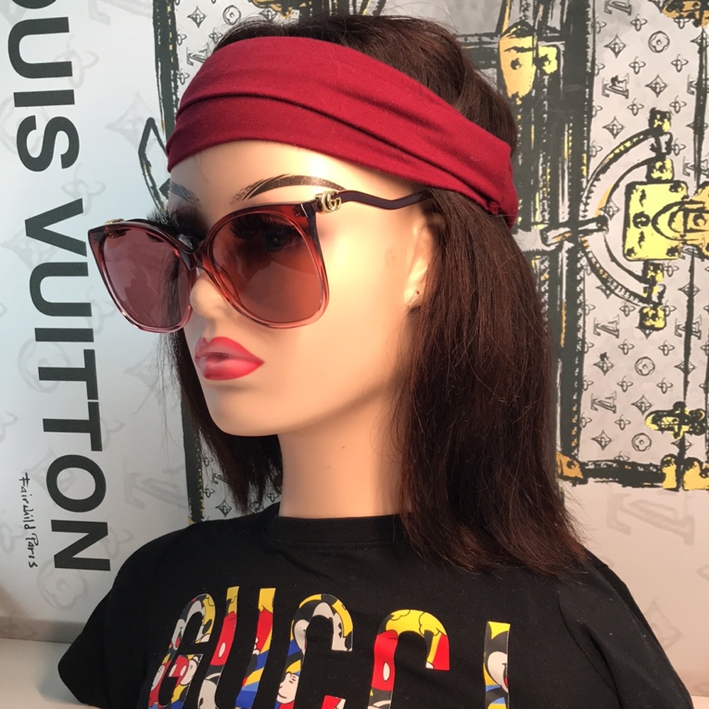 New ✨ Authentic Gucci GG1010S 004 Oversized Cat-Eye Sunglasses ✨ - Picture 1 of 13